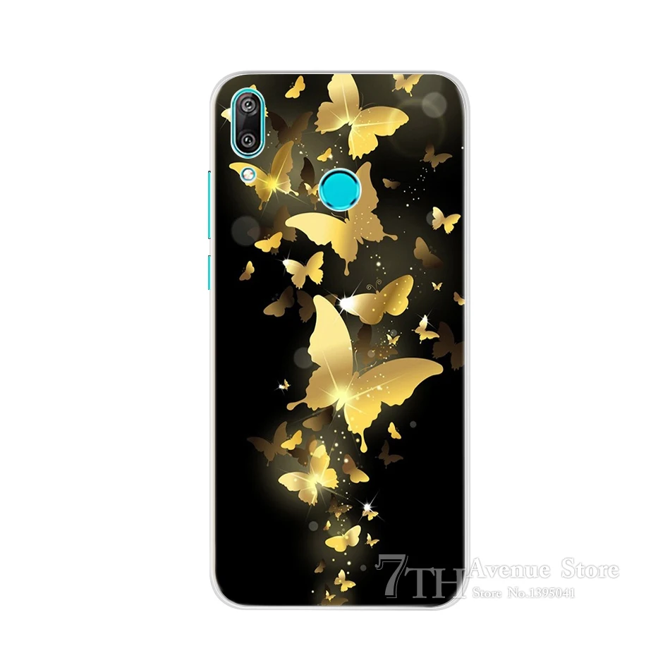 Силиконовый чехол для телефона из ТПУ для huawei Y7 Prime, мягкий чехол из ТПУ для huawei Y7, чехол для huawei Y 7 Y7 Prime - Цвет: Хаки