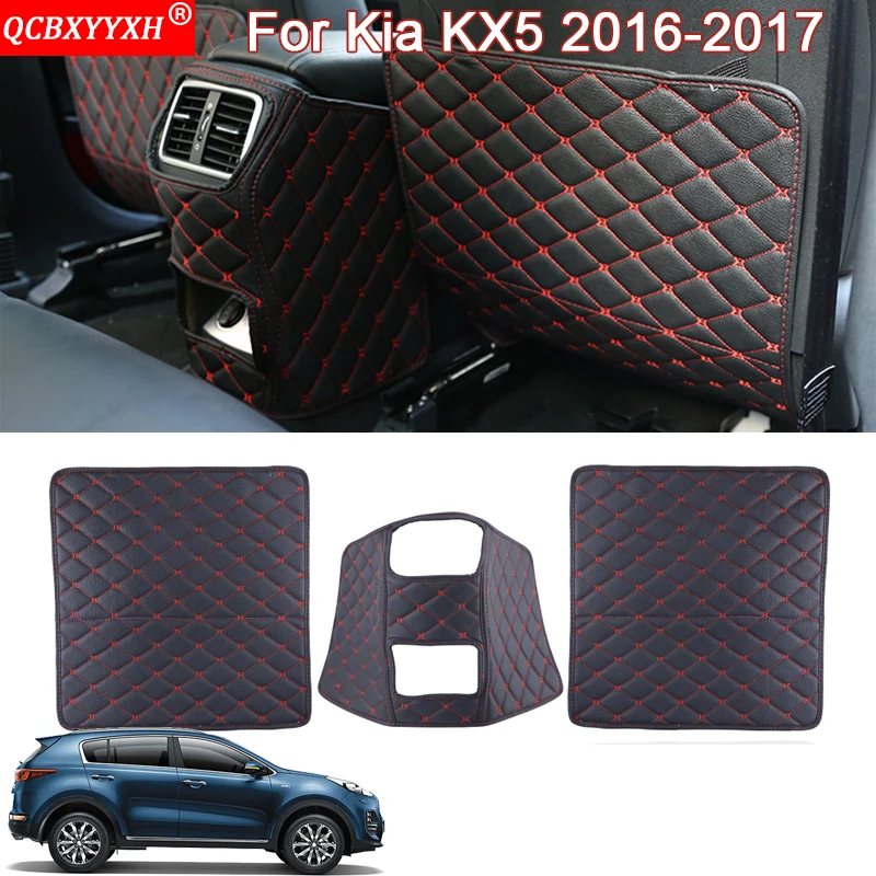 

QCBXYYXH Car-styling 3pcs/set Interior Seat Protector Side Edge Protection Pad Car Stickers Anti-kick Mats For Kia KX5 2016 2017