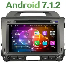 Android 7.1.2 8″ Quad-Core 2GB RAM 3G 4G WIFI DAB+ SWC BT Car DVD Multimedia Player Radio Stereo For Kia Sportage R 2010-2015