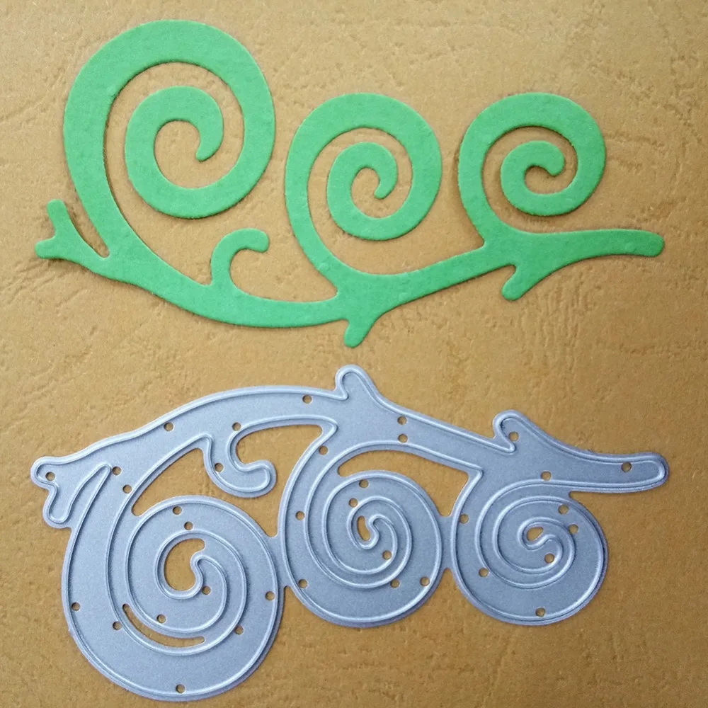 

HamyHo Swirl Branch Frame Metal Steel Cutting Dies Stencil DIY Scrapbooking Album Paper Card Decor Crafts Embossing Dies