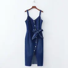 XD65-2105 платье в европейском и американском стиле с бантом и открытой вилкой