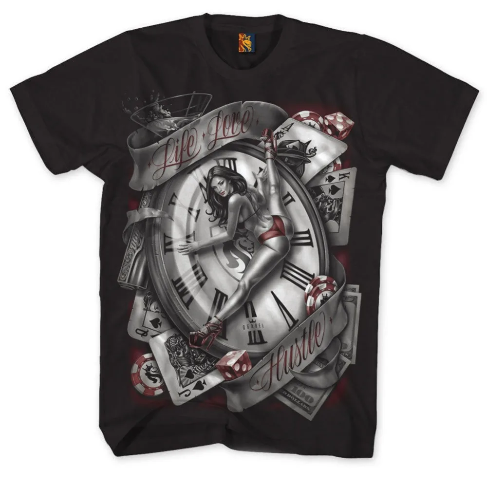 OG Abel OGABEL Men�s Man�s Ruin T Shirt Black Art Tattoo