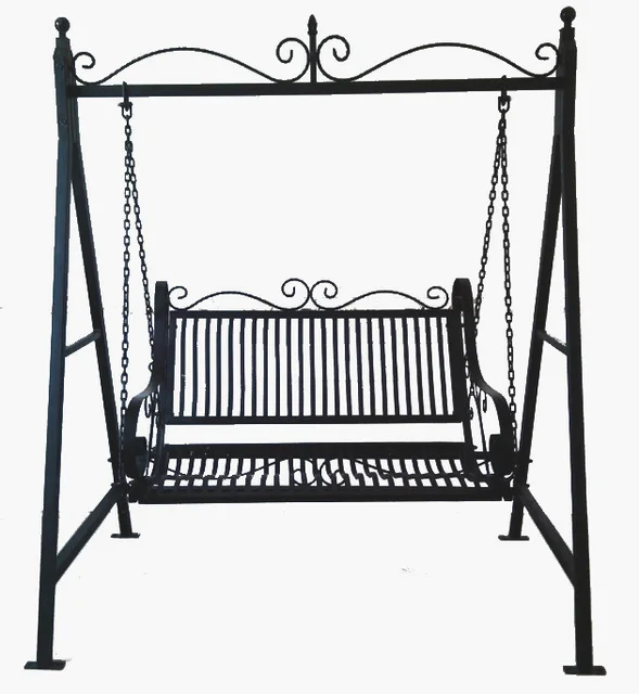 Double Iron Chiaki basket outdoor swing chair swing hanging chair