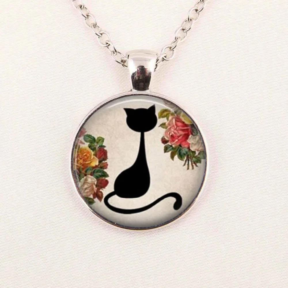 Cat Pendant Glass Cat Pendant Glass