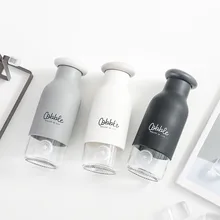 380 мл Стекло бутылка милый Портативный Корейская версия творческих тенденция студент супер воды бутылка, свадебный подарок