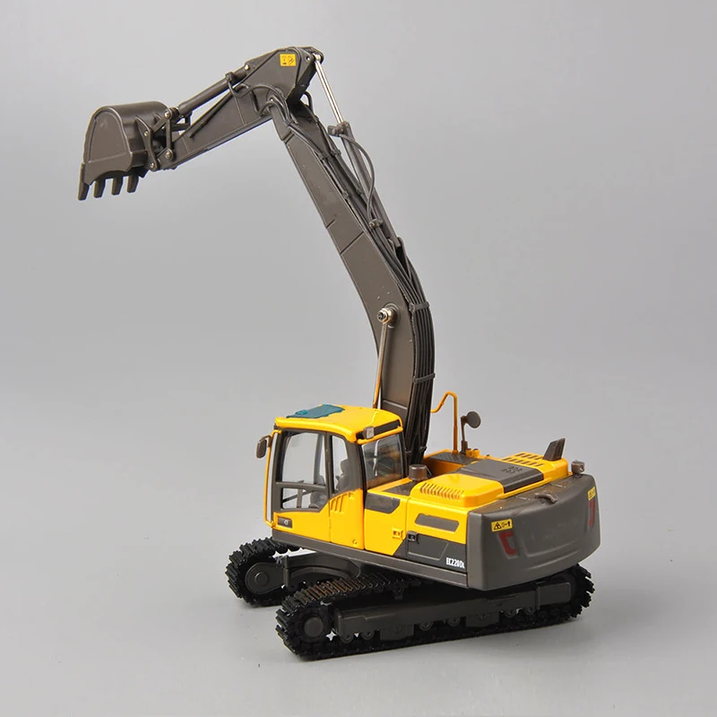 Коллекция литье под давлением EC220D 1/50 Diecase желтый гусеничный экскаватор модель игрушки инженерные модели транспортных средств