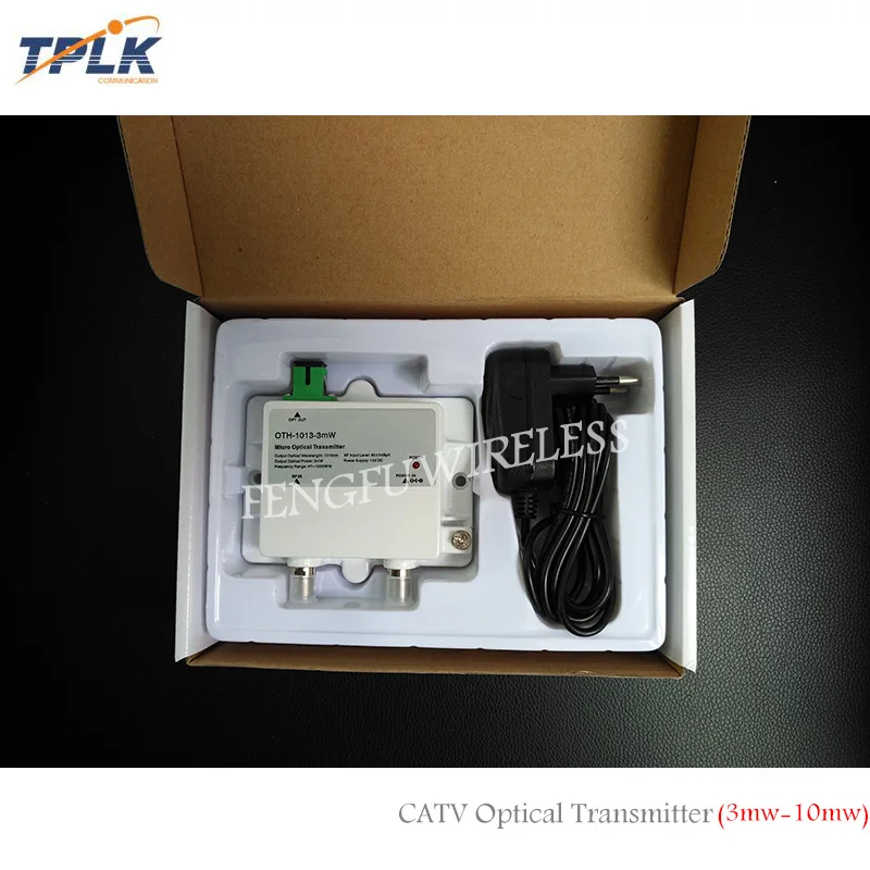 Лучшая цена мини микро оптический передатчик CATV 1310nm 1550nm FTTH 12V DC OTH-1013-3mW с высоким качеством