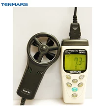 TENMARS TM-412 измеритель скорости воздуха Airspeed Anemoscope Анемометр