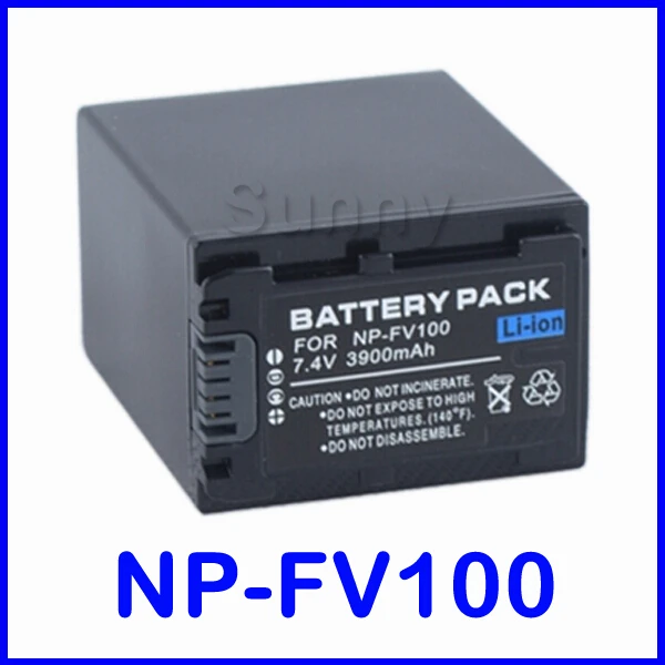 

For Sony NP-FV30, NPFV30, NP-FV50, NPFV50, NP-FV70, NPFV70, NP-FV100, NPFV100 InfoLithium V Series Battery pack  -- 3900mAh