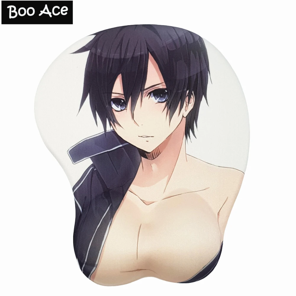 Sword Art Online Kirito Anime 3d Gaming Mouse Pad With Wrist Rest Mouse Pad With Wrist Gaming Mouse Padmouse Pad Aliexpress