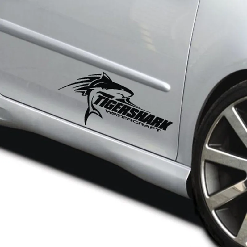 Tigershark Украшение автомобилей наклейки, личность Декор автомобилей наклейки и надписи, тюнинг автомобилей для Mazda 3/Skoda Octavia/Peugeot/BMW
