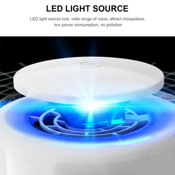 

Electric Mosquito Killer Lamp Rechargeable Pest Catcher Trap Light Bug Zapper for Home Garden HVR88
