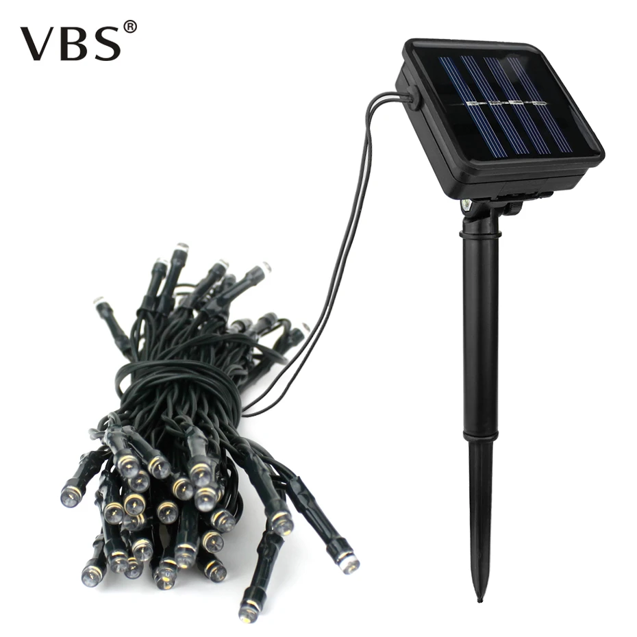 

Outdoor Solar Powered LED String Lights 7M 12M 22M 8 Modes Waterproof Fairy Light for Christmas Garden Holiday Decoration
