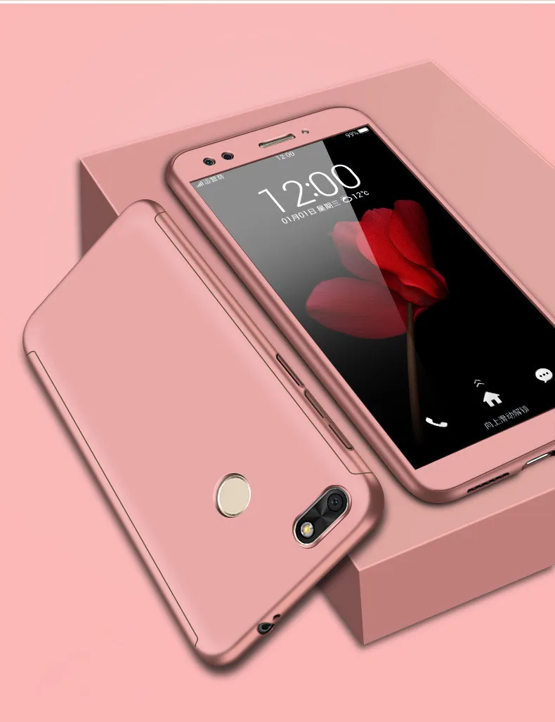 360 degree full hard case for Huawei y9 2018 honor 7c pro 7a pro 13