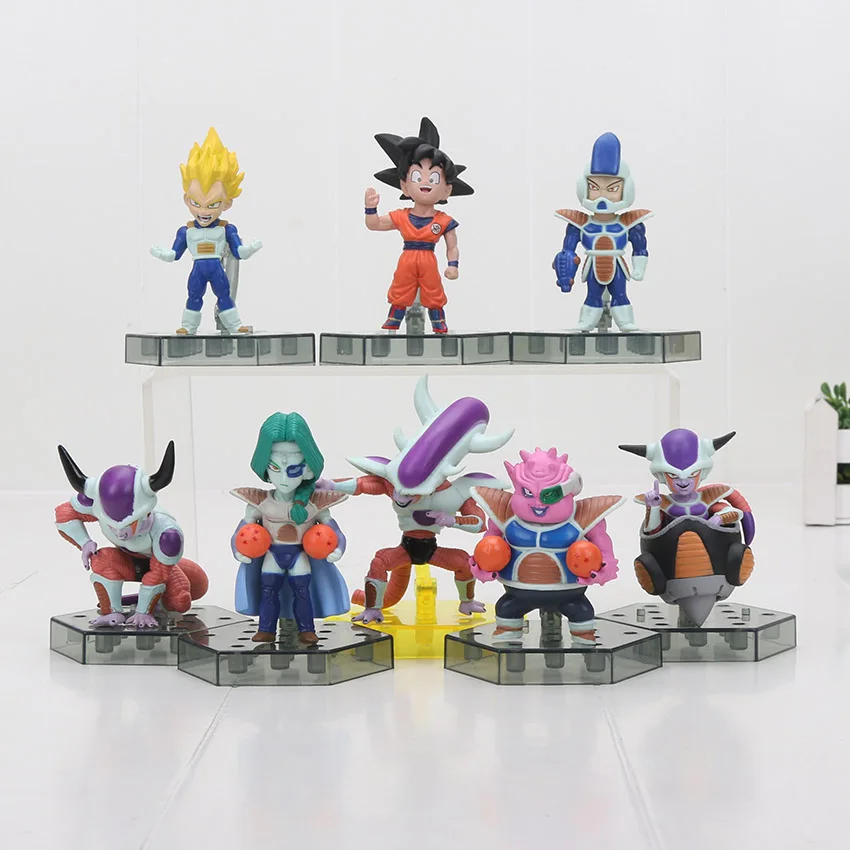 

8pcs/set Dragon Ball Z Action Figure Son Goku Frieza Freeza Freezer Vegeta Zarbon PVC Model Japanese Anime Figure Dragonball