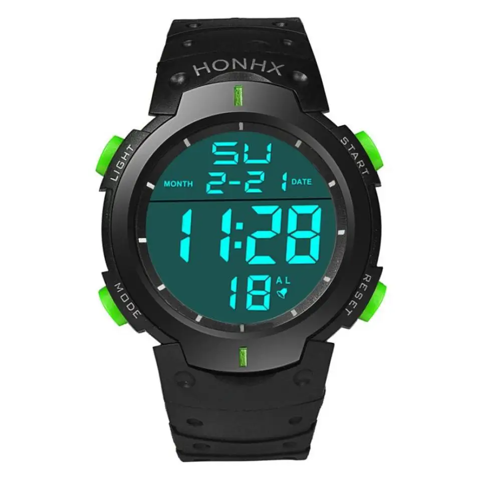 Цифровые мужские часы для плавания и дайвинга