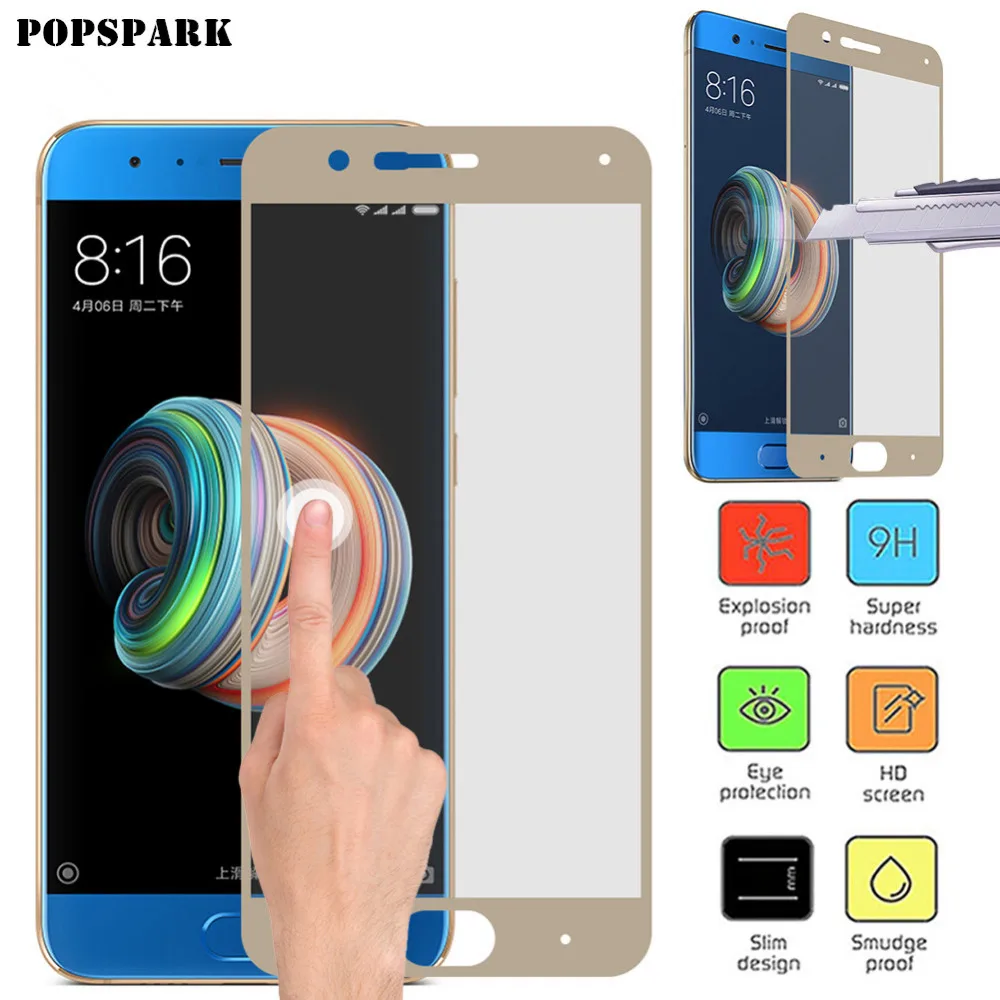 Anti fingerprint Full Cover Screen Protector 9H Tempered Glass for Xiami Note 3 Explosion Proof