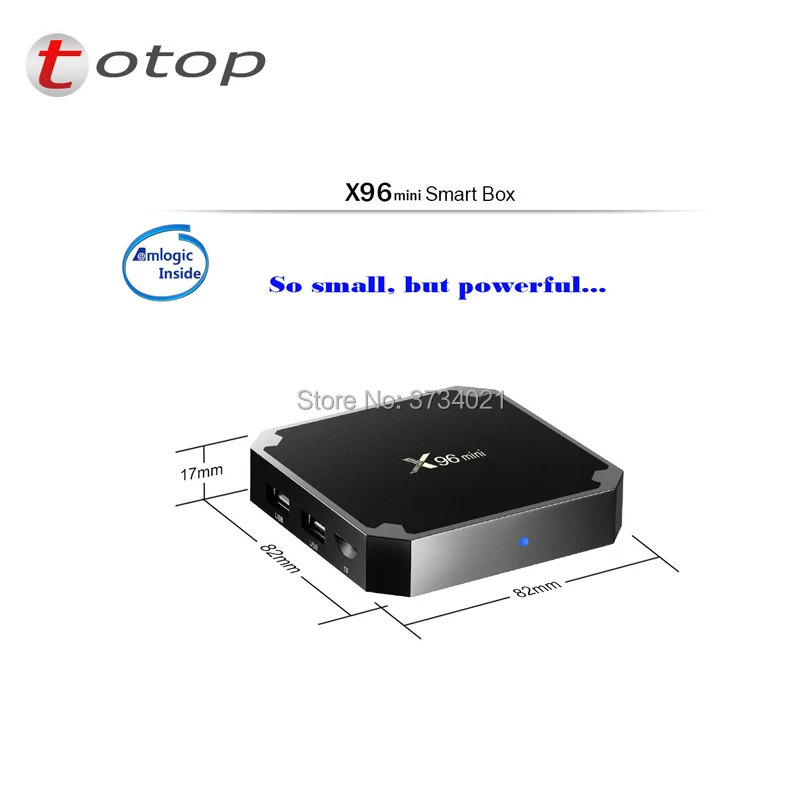 X96 Мини Android 7 1 Smart ТВ BOX (1 г/8 г) 2 г/16 г Amlogic S905W 4 ядра К 30tps Wi Fi IP ГГц телеприставки