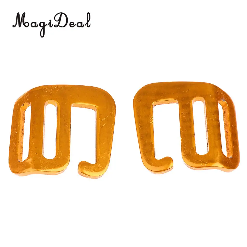 MagiDeal 8 Pcs 1 inch G Hook Outdoor Webbing Buckle for Backpack Strap 25mm Gold