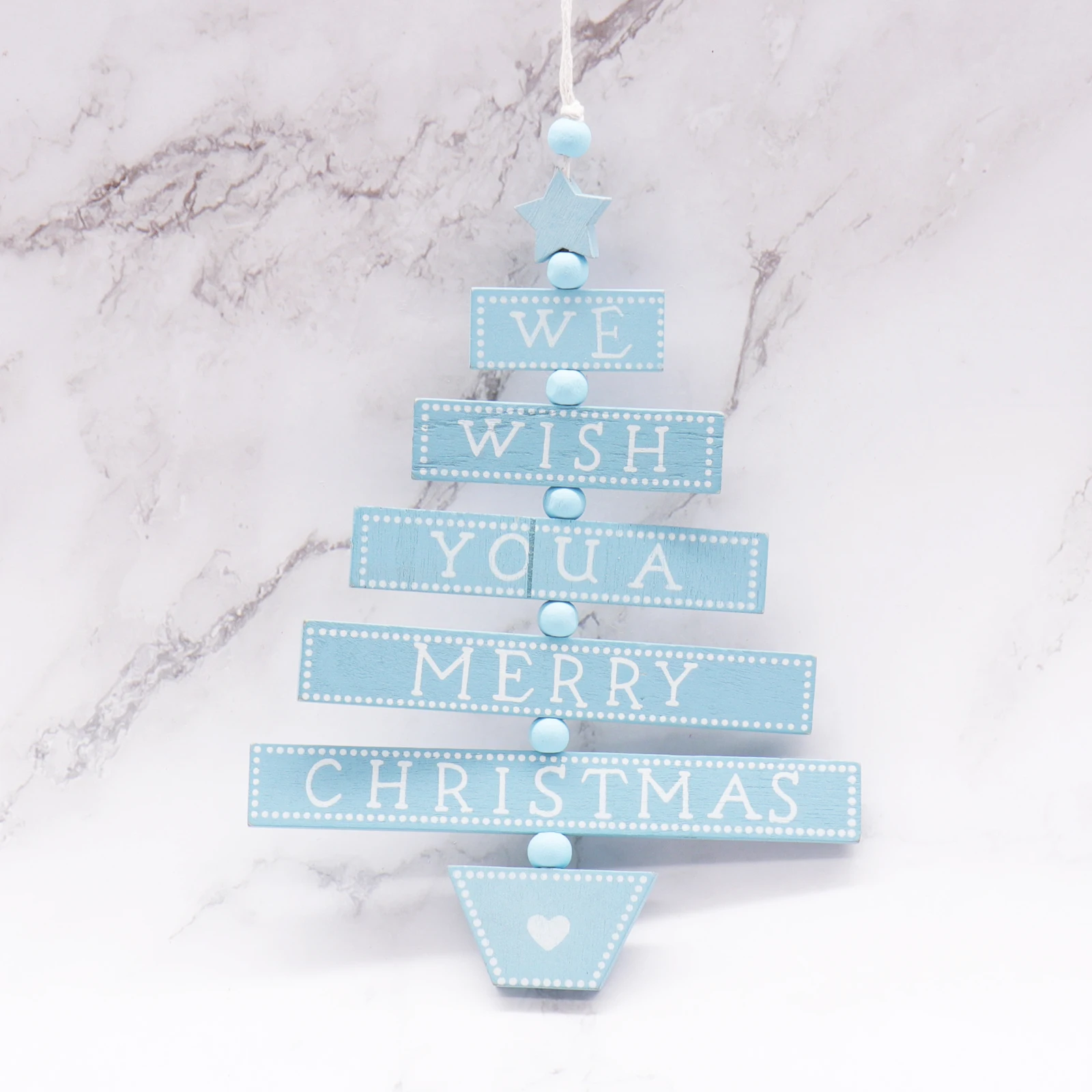Мы желаем Merry Christmas tree формы деревянной Подвески Xmas елочные | Кулоны и подвески -32921094058