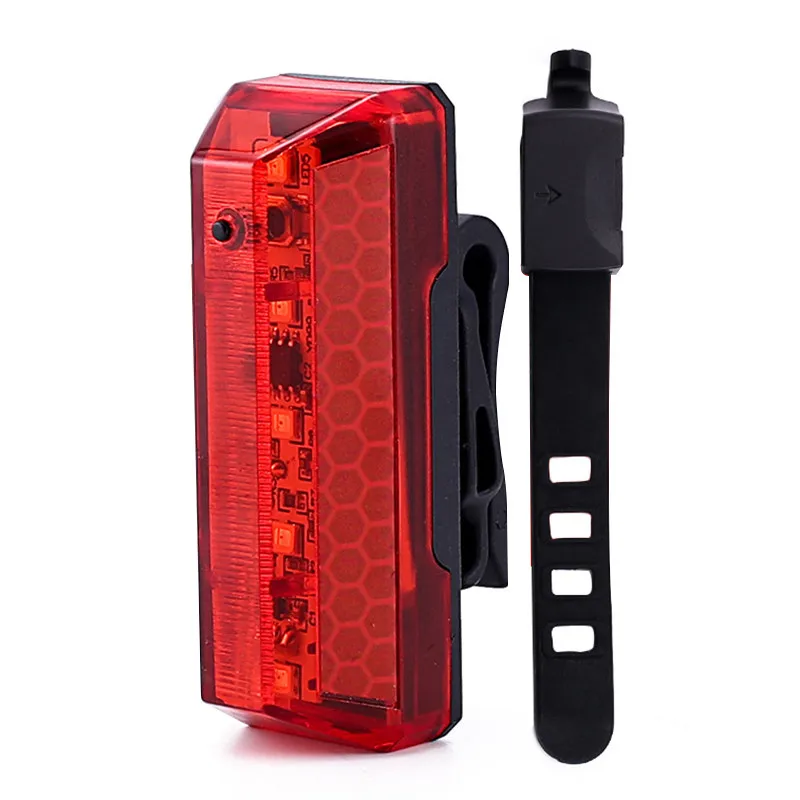 Cheap USB Rechargeable Bicycle Rear Light Cycling LED Taillight Waterproof MTB Road Bike Tail Light Back Lamp for Bicycle 11