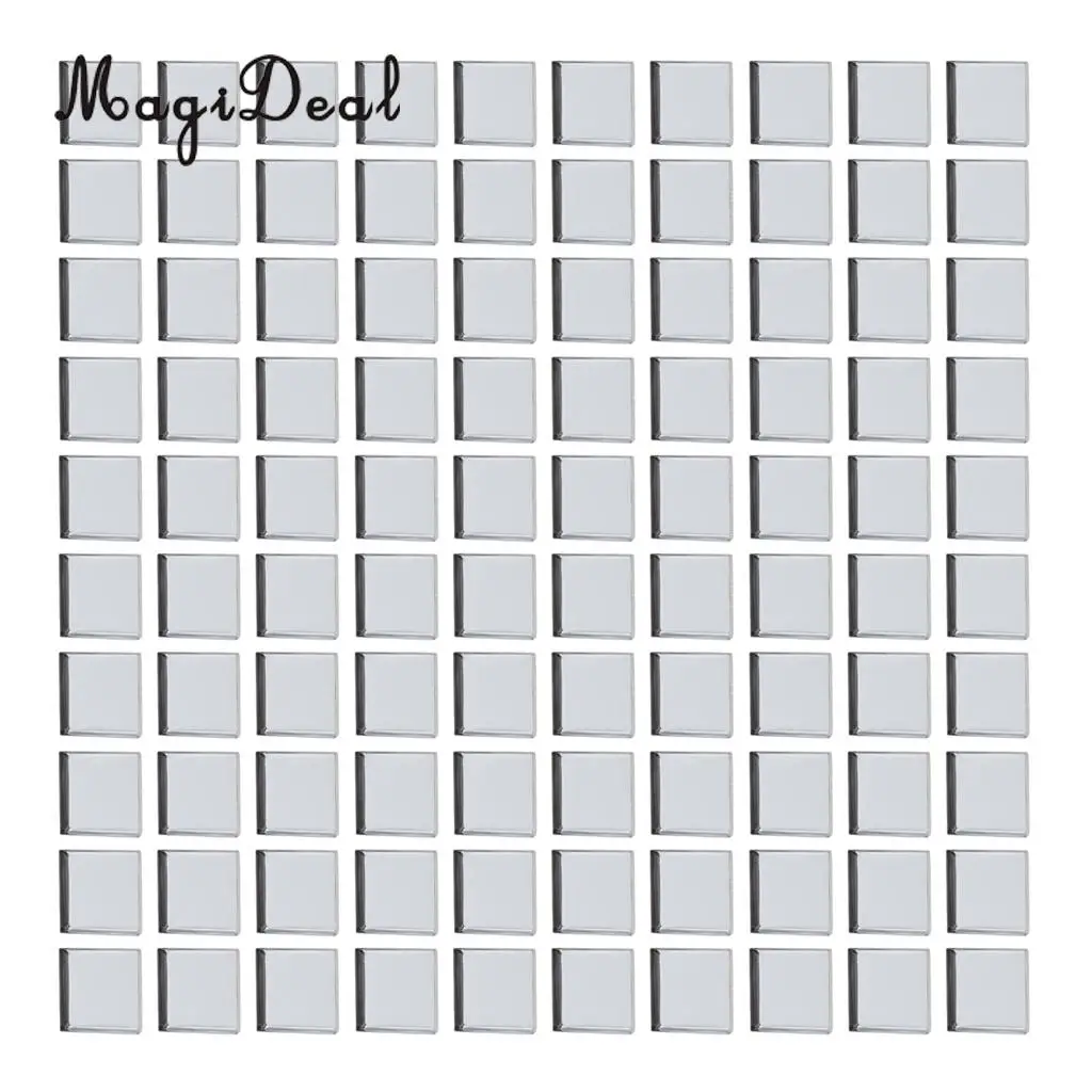 Kesoto DIY Travel 100 Pieces Empty Eyeshadow Blush Makeup Pans Holder Case Organizer for Magnetic Palette Box Square