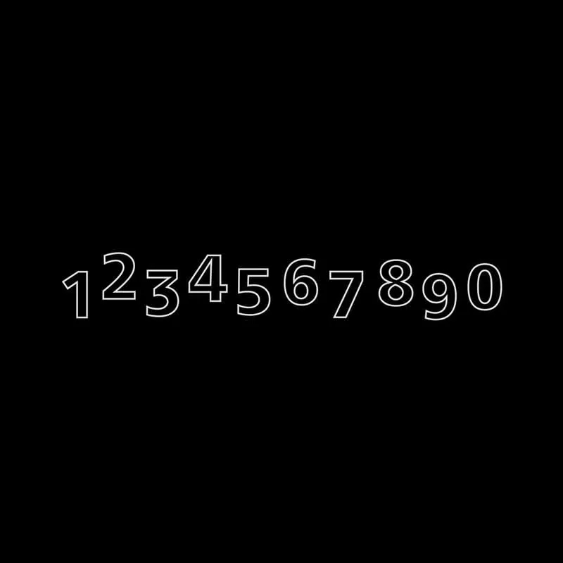 YJZT 18 7 см * 3 интересный номер телефона 1234567890 виниловый автомобильный стикер
