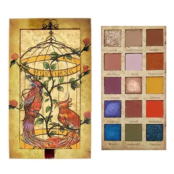 

15 Colors Phoenix Matte Shimmer Shadow Palette Shine Pigment Eye Shadow Natural Nude Long-Lasting Waterproof Makeup