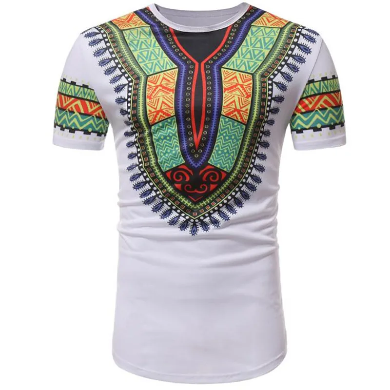 

new fashion 2020 african clothes hip hop africa shirts printed dress dashiki clothing casual for men cotton male t-shirt top tee
