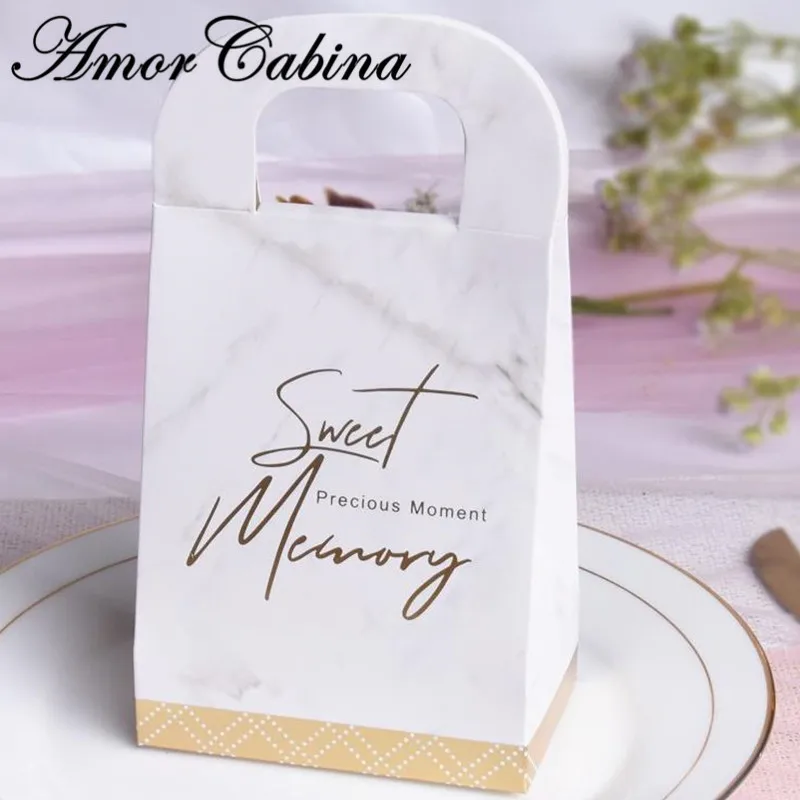Flamingo/Marble Paper Gift Bags Craft Candy Food Best Bag For Christmas Wedding Favors and Box 30pcs | Дом и сад
