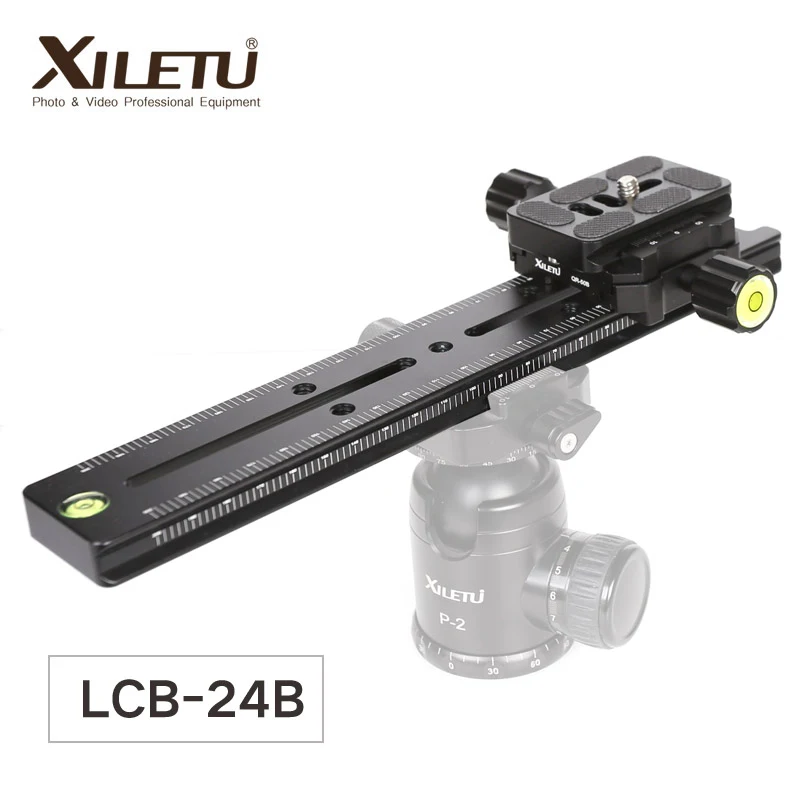 XILETU LCB 24B Track Dolly 240 мм узловой слайдер Фокусировочный рельсовый зажим и QR пластина