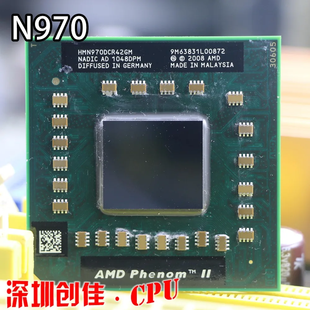 

Free shipping Brand Original N970 AMD Phenom cpu processor HMN970DCG42GM 638 pin PGA Computer Socket S1 2.2G