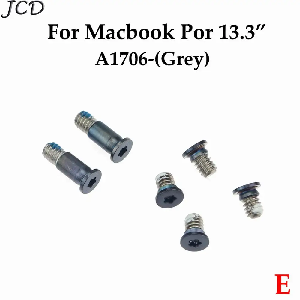 JCD чехол для компьютера, задняя крышка, винты для MacBook Pro 1" 15" A1278 A1398 A1425 A1706 A1707 A1708 для MacBook Air A1370