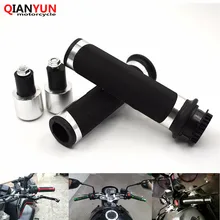 Ручки на руль мотоцикла и рукоятка концы 7/" 22 мм ручной колпачок для KAWASAKI GTR1400 ZZR1400 ZX-14R ZX14R honda cb 1300 cb 400