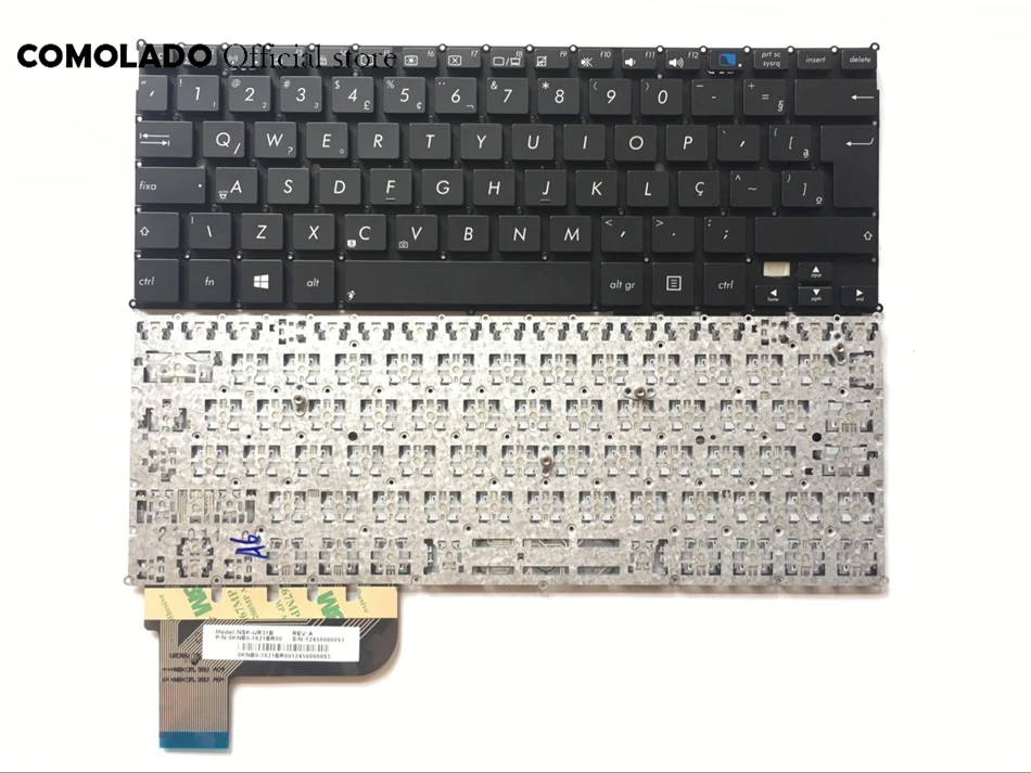 BR Brazil Keyboard For ASUS TAICHI 21 Black Without Frame Laptop Keyboard BR Layout
