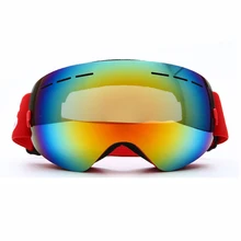 Лидер продаж, катания на лыжах, сноуборде, анти-туман большой Лыжная маска Лыжный Спорт Защитные очки для мужчин и UV400 солнцезащитные очки для видов спорта на открытом воздухе снежные очки для женщин сноуборд скейтинг маска