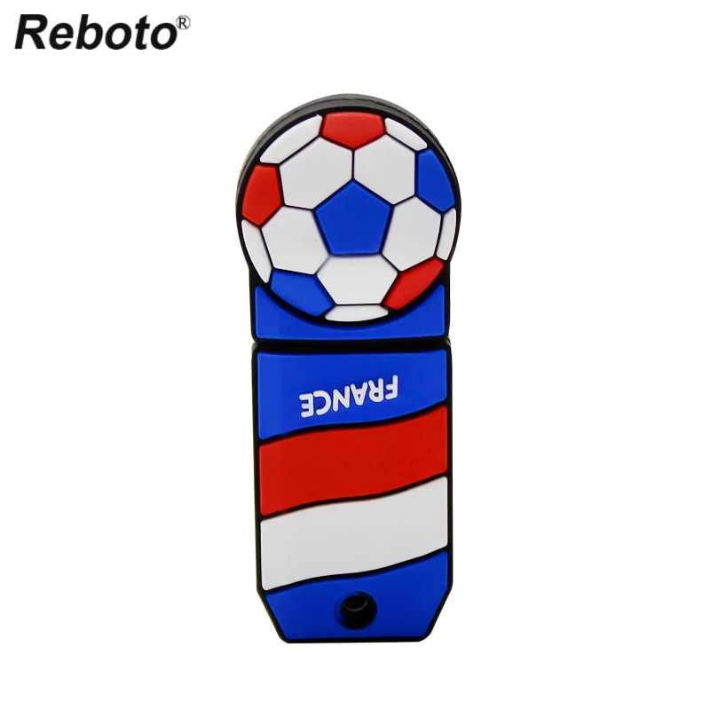 Reboto USB 2.0 Pendrive Cartoon Football USB Flash Drive 16GB 8GB 4GB U Disk 64GB 32GB Mini Memory Stick