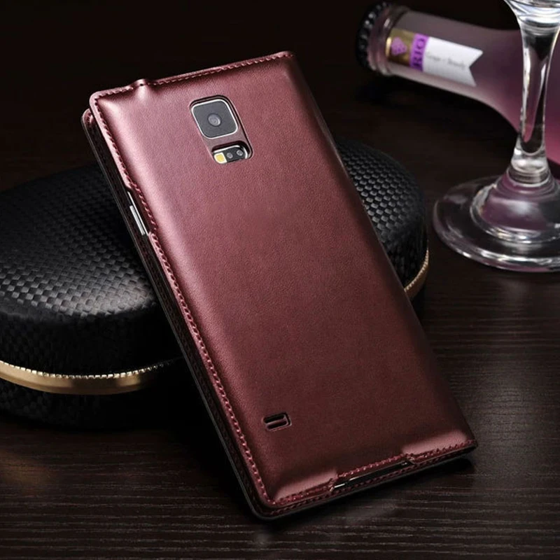 Flip Cover Leather Phone Case Smart View For Samsung Galaxy S5 SV S 5 G900A G900I G900F G900 G900H G900FD SM-G900F SM-G900H Case phone case leather phone case leather wallet case leather case