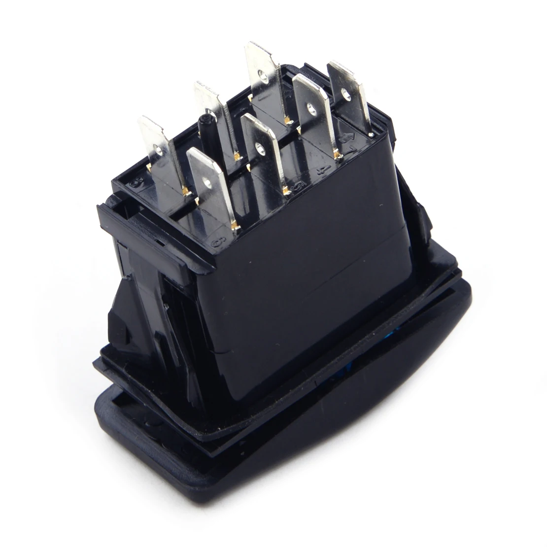 CITALL 7 Pin морской автомобиль синий светодиодный DPDT 12 V 24 V ВКЛ-ВЫКЛ-ВКЛ мгновенный тумблер самоблокирующийся самосброс