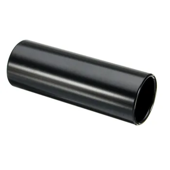 

New 1pc Guitar Slide Black Stainless Steel Finger Knuck