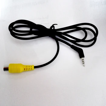 

Aux 2.5mm AV-in to RCA female Converter for GPS Tablet Backup Camera 4-pole av-in socket - 3 Feet Male to Female Video Adapter