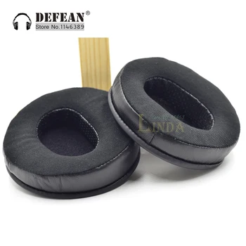 

100mm Angle Genuine Leather & velour Ear Pads Cushion Replacement parts 4 inch