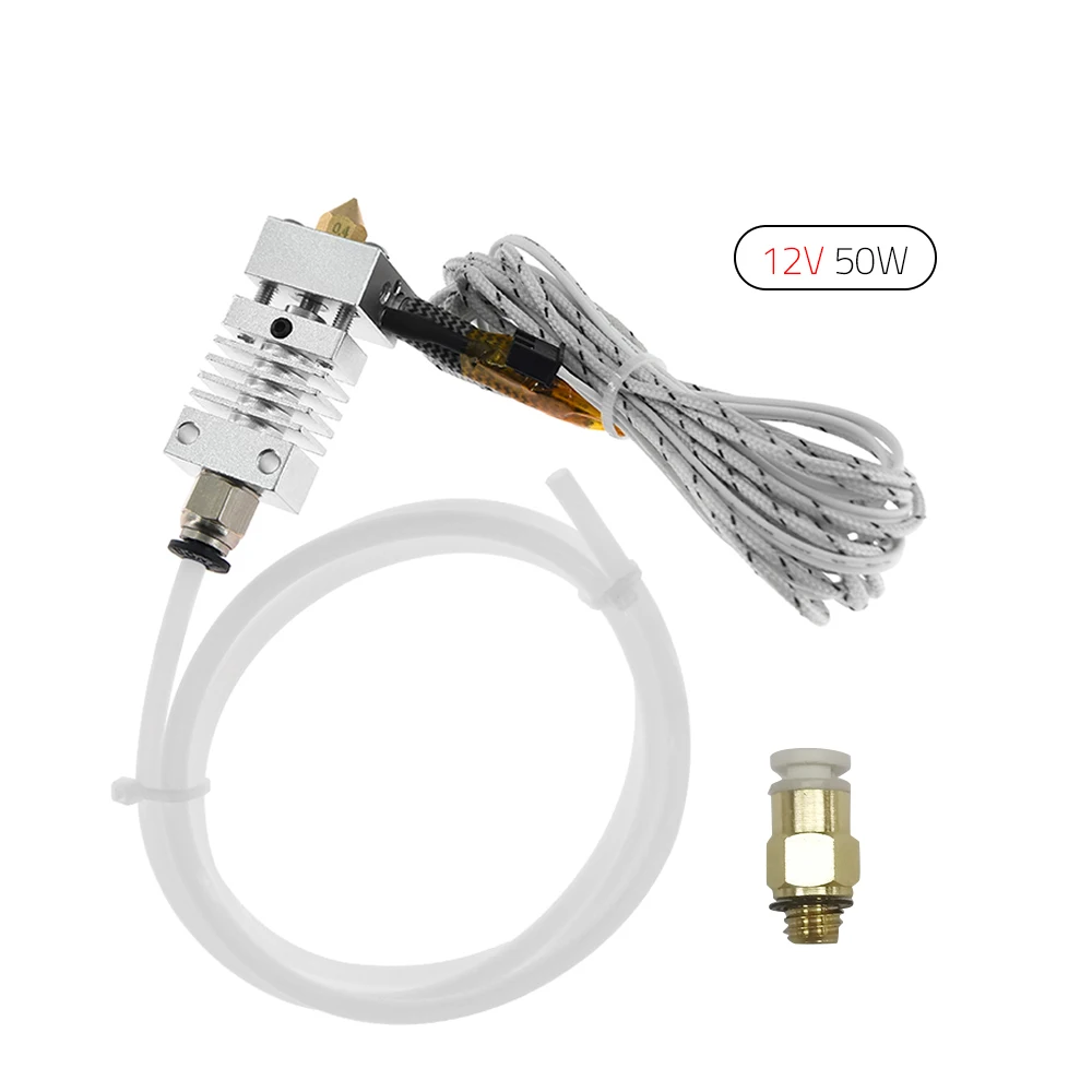 Металлический Hotend экструдер Кабельный комплект с 0 4 мм латунным соплом