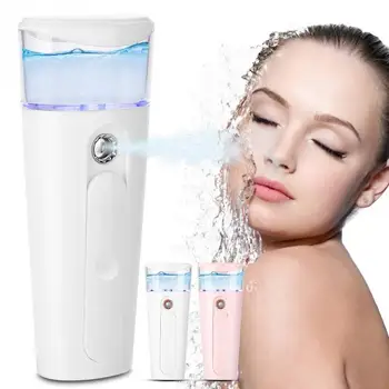 

2 Colors USB 38ml Nano Facial Mist Spray Portable Face Moisturizing Atomization Sprayer Nano Mist Spray Steamer Skin Care