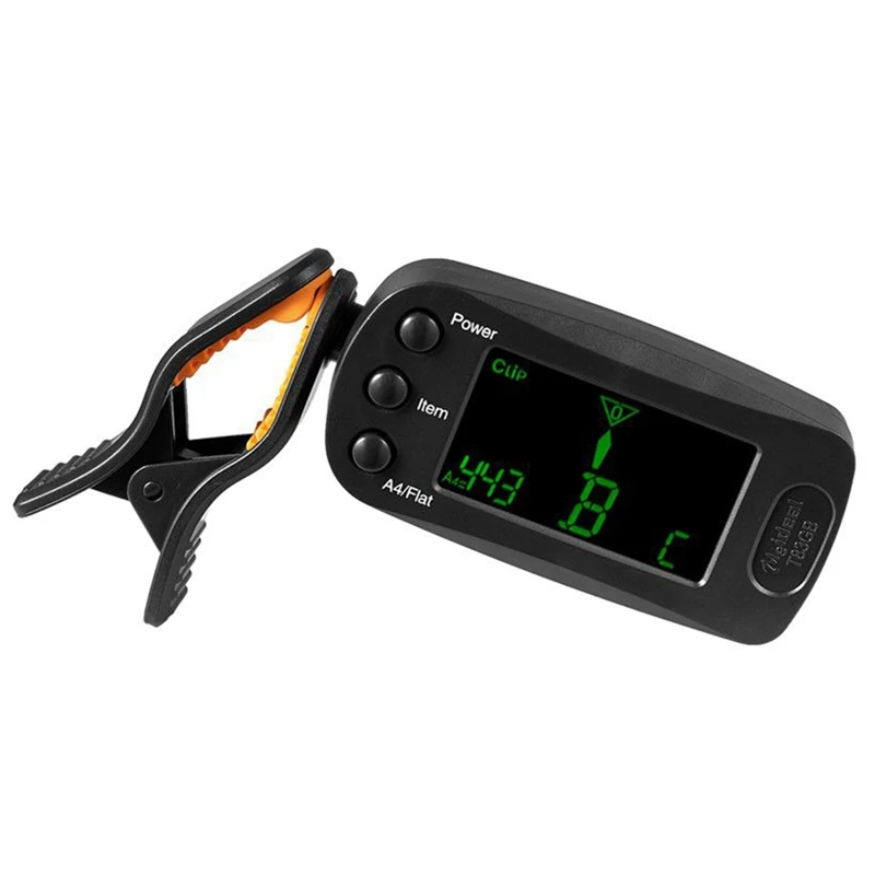 

Meideal T83GB Clip-on Tuner for Guitar and Bass with LED Display Functions Guitar Accessories