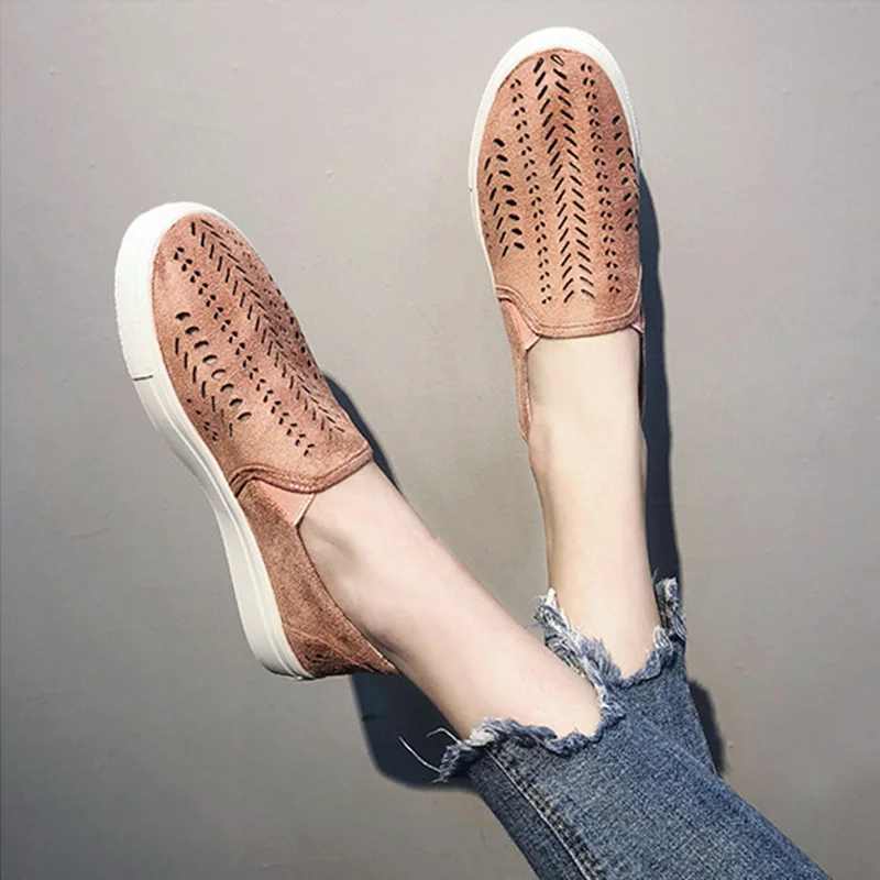 

Fashion Loafers Women Flats Casual Woman Shoes Cool Young Ladies Slip-on Shoes Spring Autumn Female Footwear Pink Blue A1646