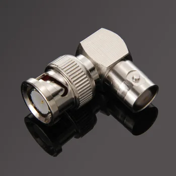 

Pro Electrical Accessories BNC Male to BNC Female Jack in Series Right Angle RF Adapter Connector CCTV Terminals
