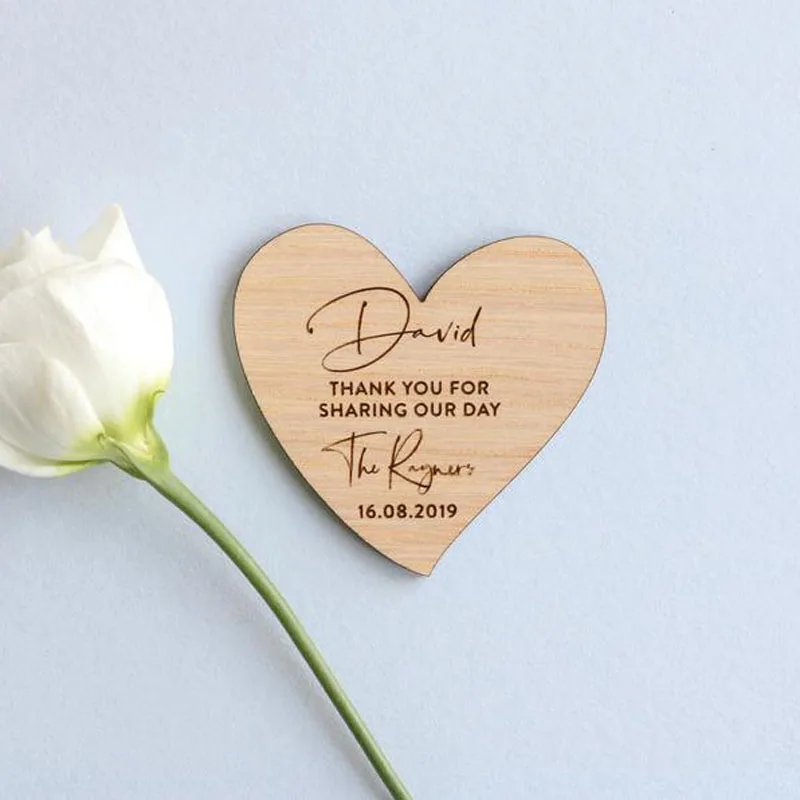  personalize wooden save the date magnetWedding Invitation Rustic Fridge MagnetCalendar Save the Dat - 4000026939308