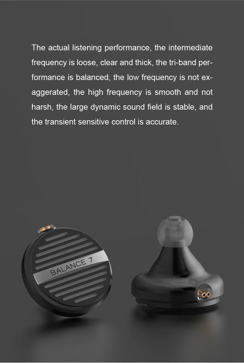 TFZ BALANCE 7 Плоские наушники-вкладыши высококачественный аудио монитор HIFI наушники с 2 pin 0,78 мм съемный кабель