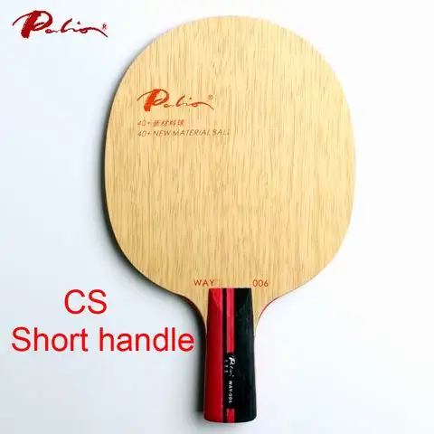 Palio официальный way006 way 006 лезвие для настольного тенниса из чистого дерева для 40+ материал ракетка для настольного тенниса Спортивная ракетка - Цвет: CS short handle